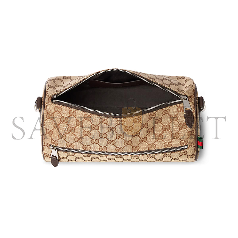 GUCCI GG CANVAS SMALL CYLINDER BAG ‎‎834455 (30*16*16cm)
